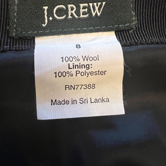 J Crew Wool lined skirt Size 8 NWOT - Picture 7 of 8